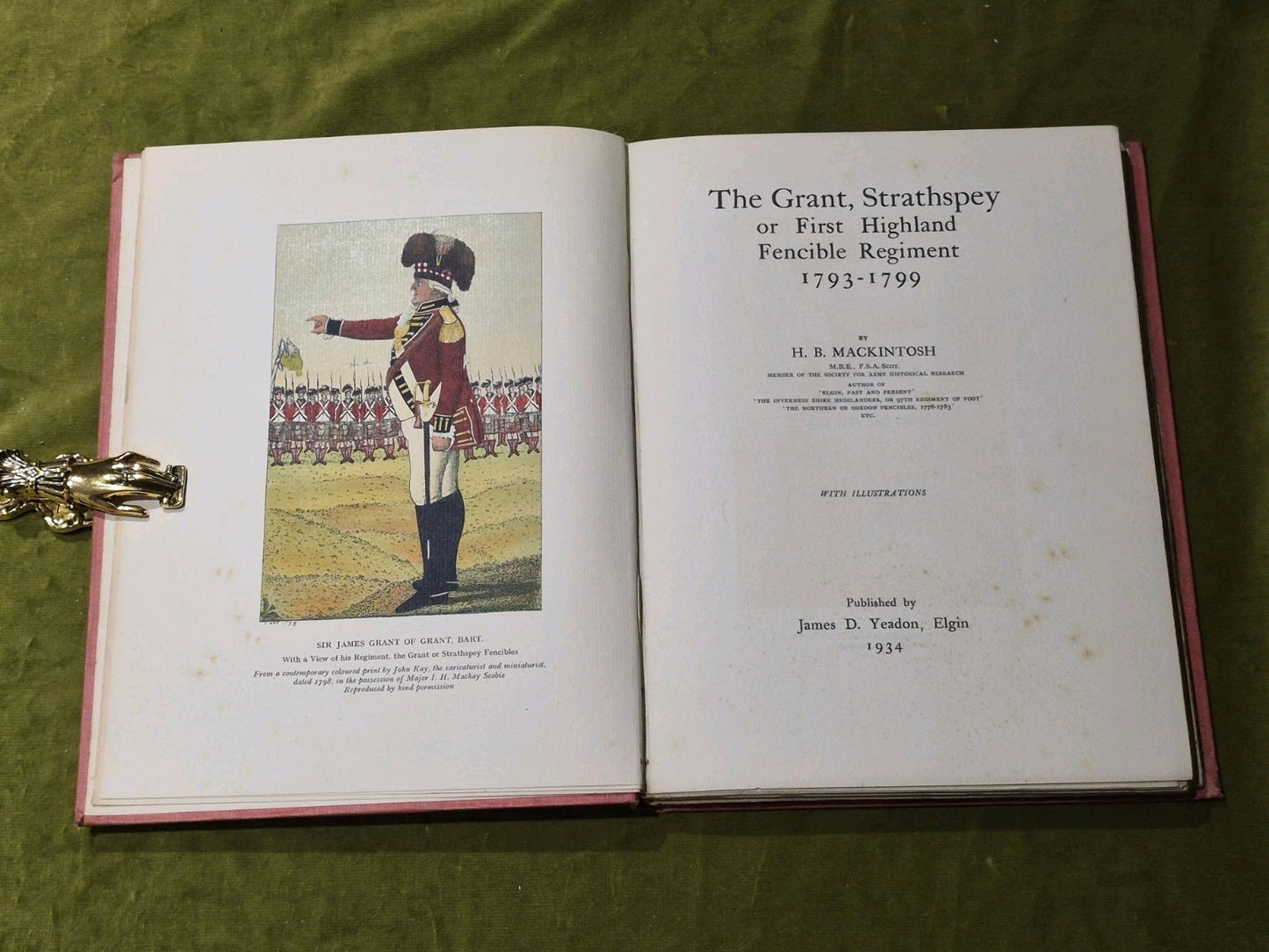 The Grant, Strathsby or First Highland Fencible Regiment, WITH PROVENANCE4