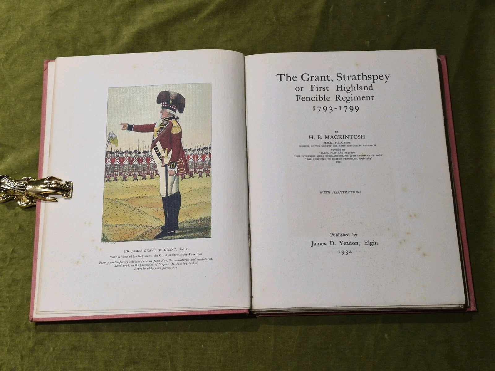 The Grant, Strathsby or First Highland Fencible Regiment, WITH PROVENANCE4
