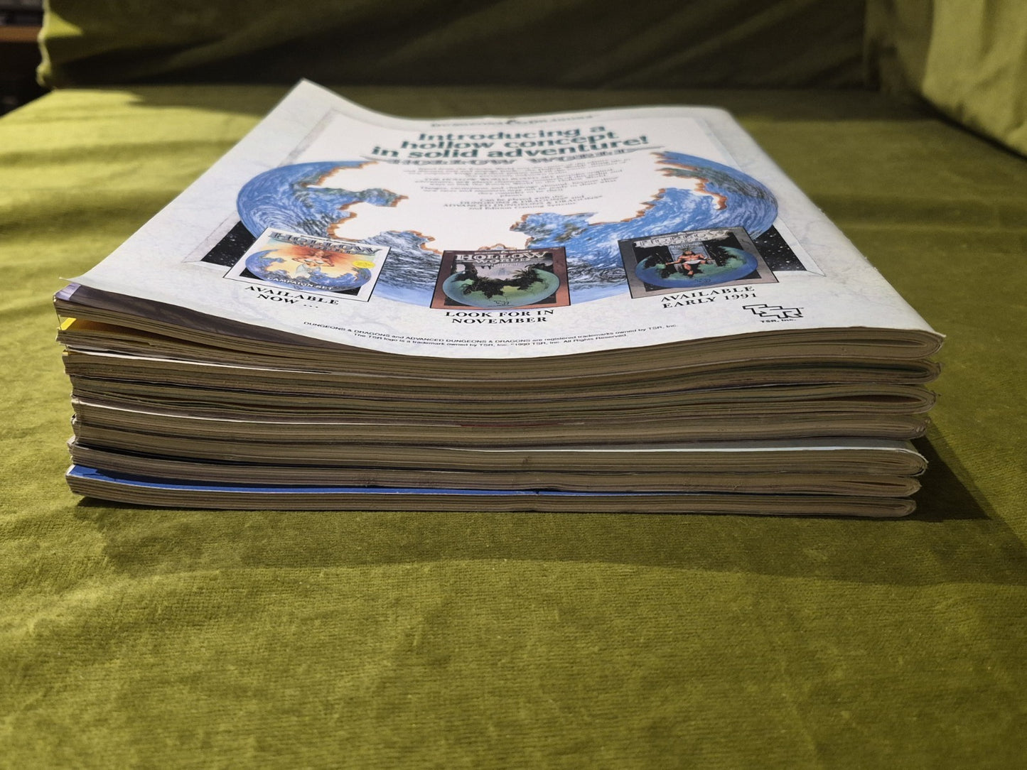 Lot Of 7 Dragon Magazines: Issues 151, 153, 155, 156, 157,  159, 1601