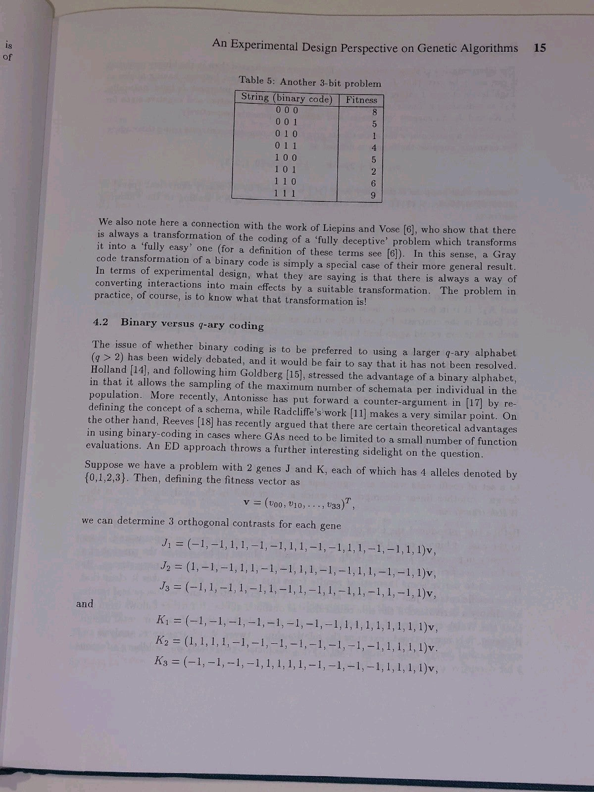 Foundations of Genetic Algorithms 1995 [Foga 3], Darrell Whitley, Whitley6