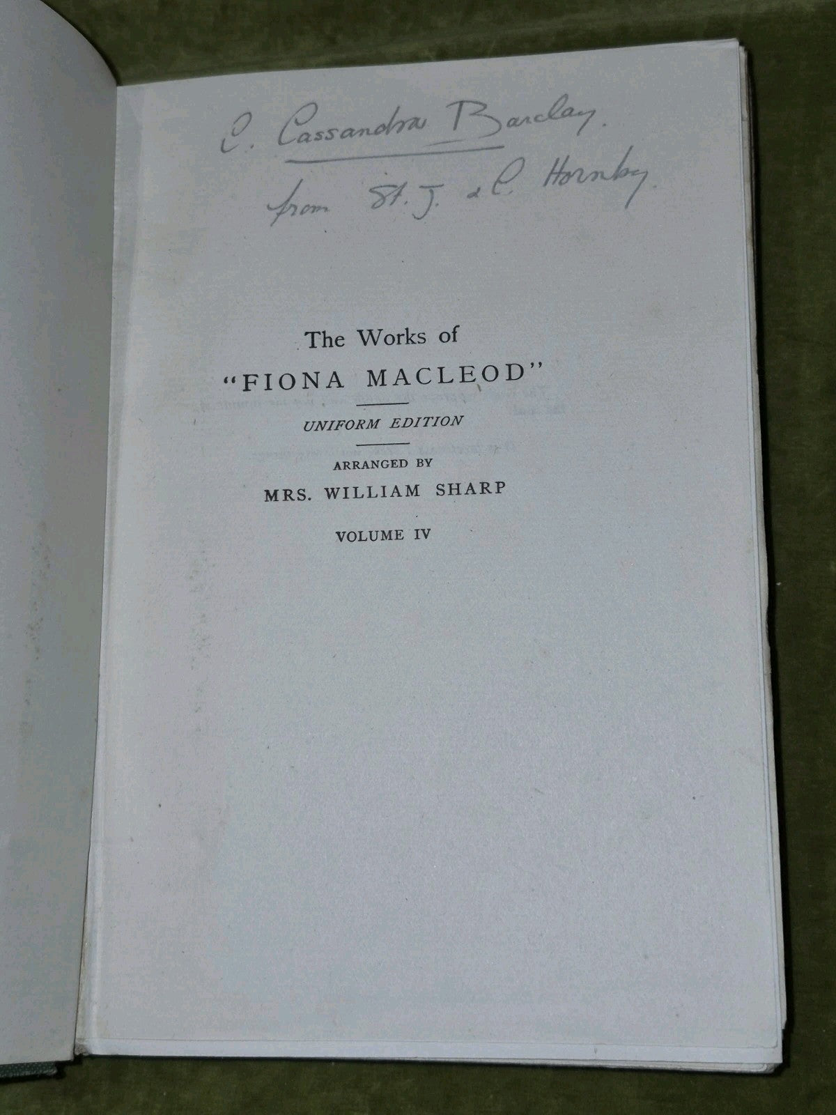 The divine adventure, iona, studies in spirtual history,  fiona macleod, HC 19104