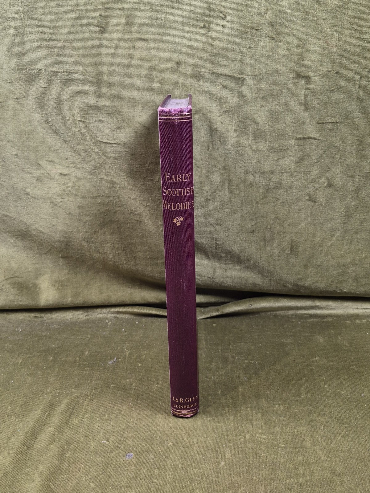 Early Scottish Melodies - John Glen , 1900 1st Vintage HB2