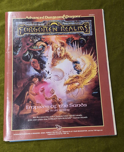 Advanced Dungeons Dragons Game Accessory FR3 Empires of the Sands0