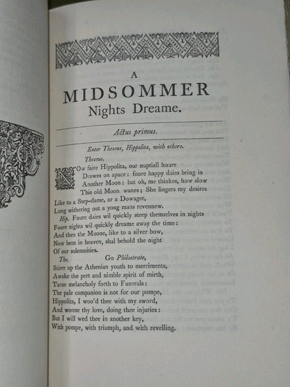 Plays of William Shakespeare Paterson Text of the First Folio c. 1880 Incomplete15