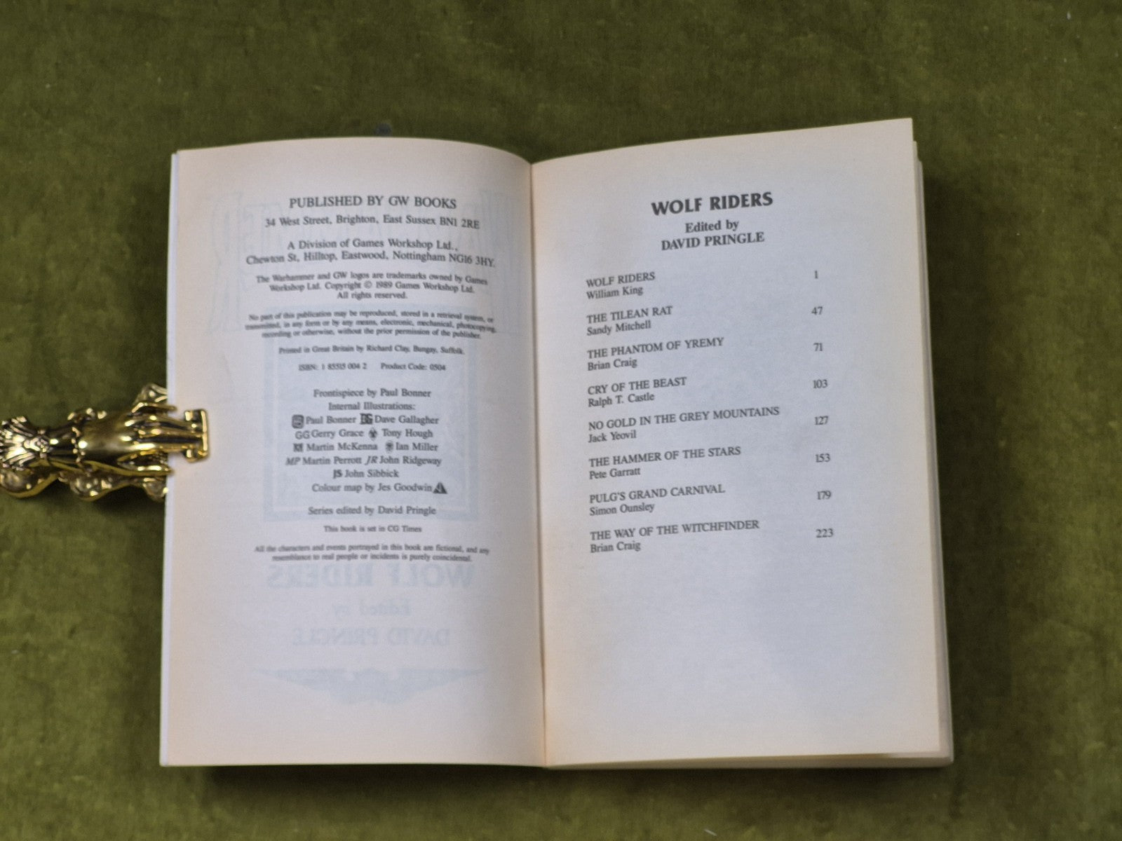 Warhammer Fantasy: Wolf Riders Anthology  - Games Workshop Paperback Book 19895