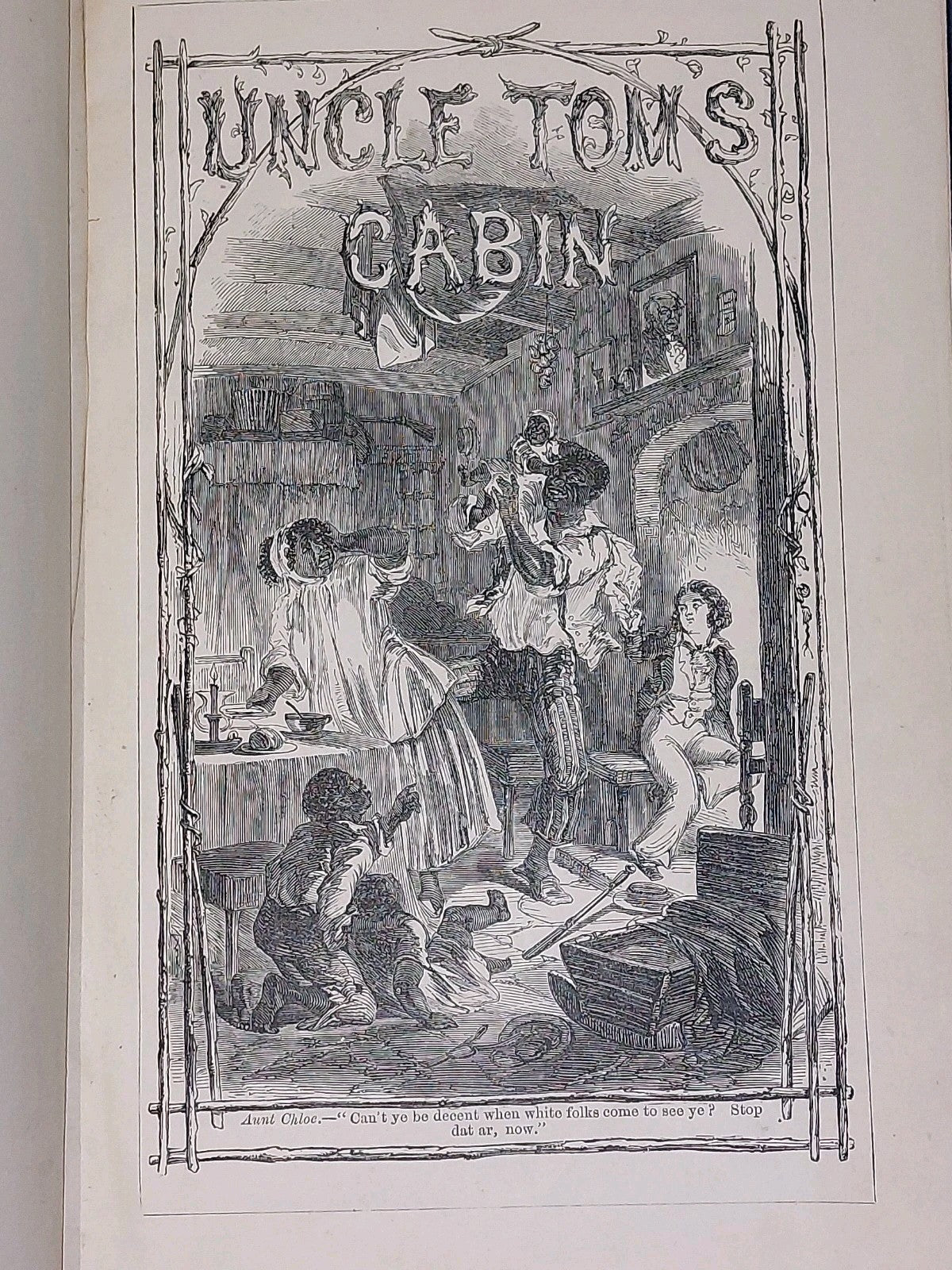 Uncle Toms Cabin (1852) Peoples Illustrated Edition. Rare Early Edition4