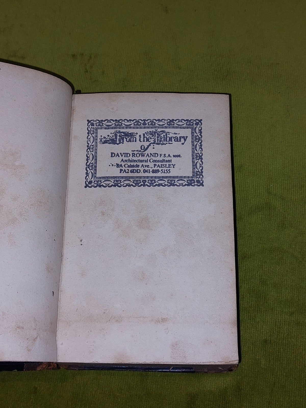 Harp Of Renfrewshire : A Collection Of Songs & Other Poetical Pieces (1819) Book3