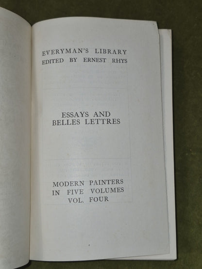 John Ruskin Modern Painters Stones of Venice Seven Lamps Complete Everyman6