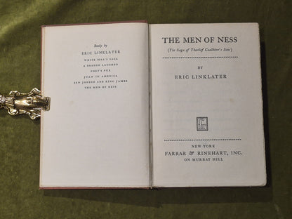 The Men of Ness - Eric Linklater - Farrar & Rinehart 1st Edition 19333