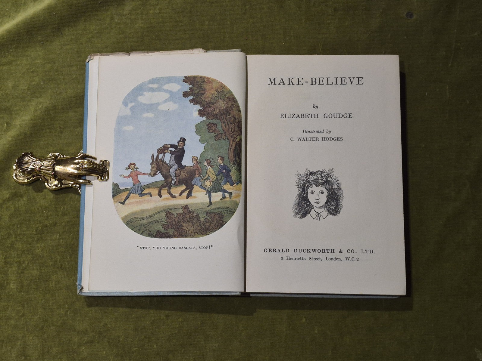 Make - Believe - Mary Goudge 1st Edition Duckworth 1949 HB DJ4