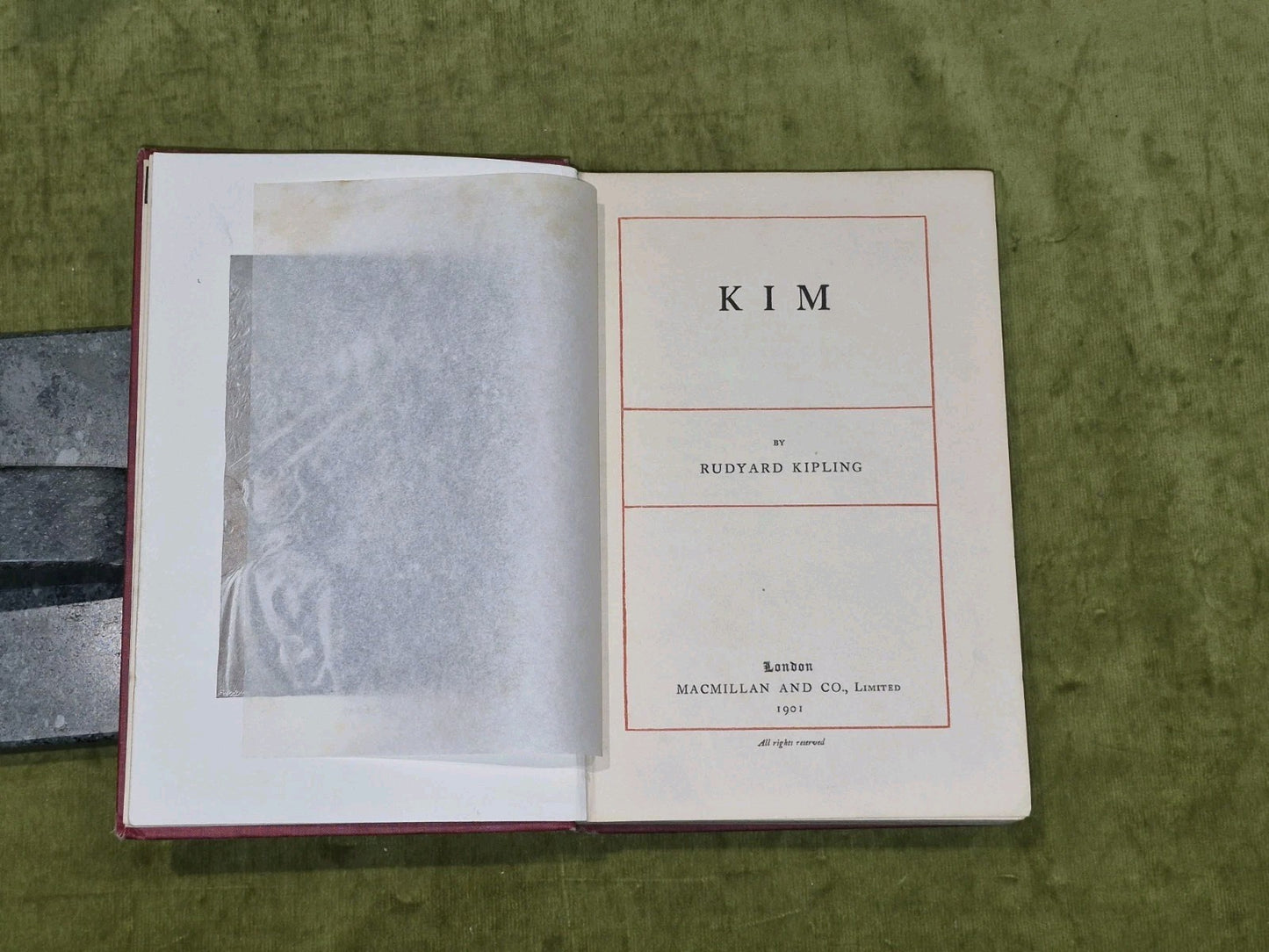 Kim by Rudyard Kipling 1901 First Edition 1st Impression 6