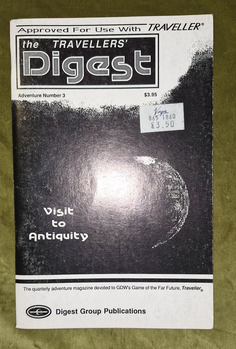 The Travellers' Digest Issue # 3 Visit To Antiquity "Travellers" Magazine0