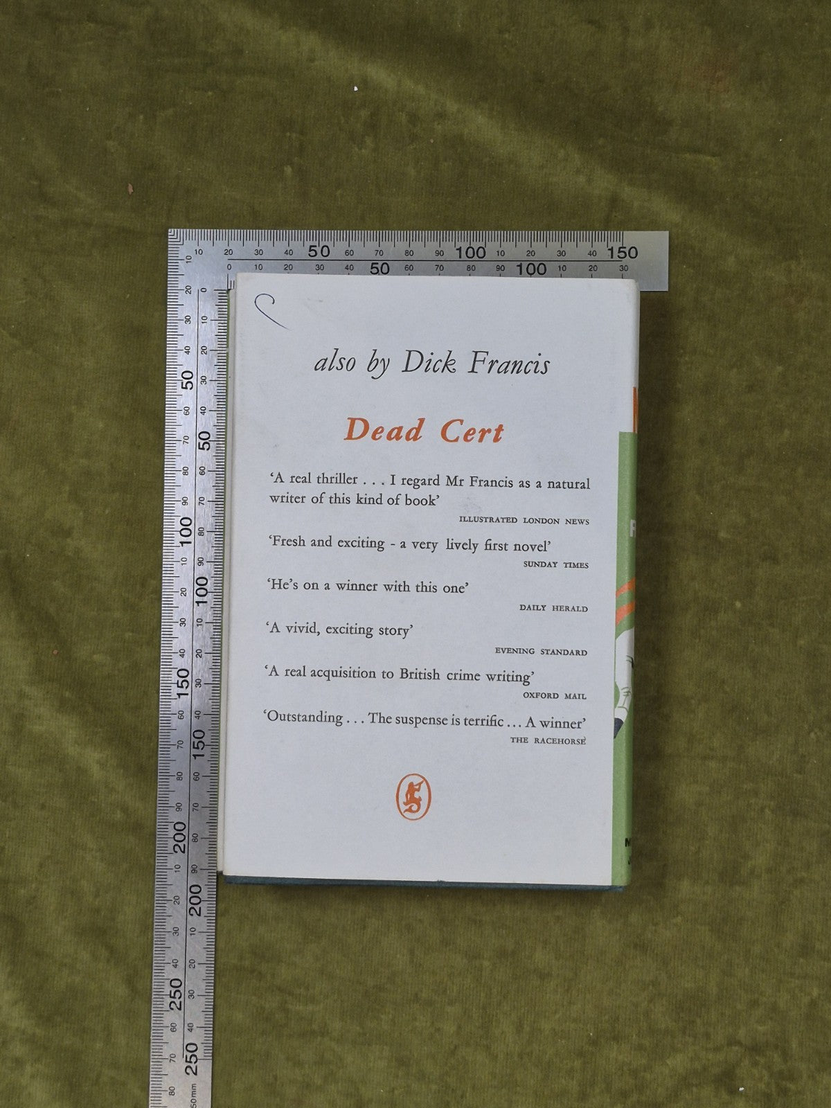 1964 1st Edition Hardback Nerve by Dick Francis with Dust Jacket1