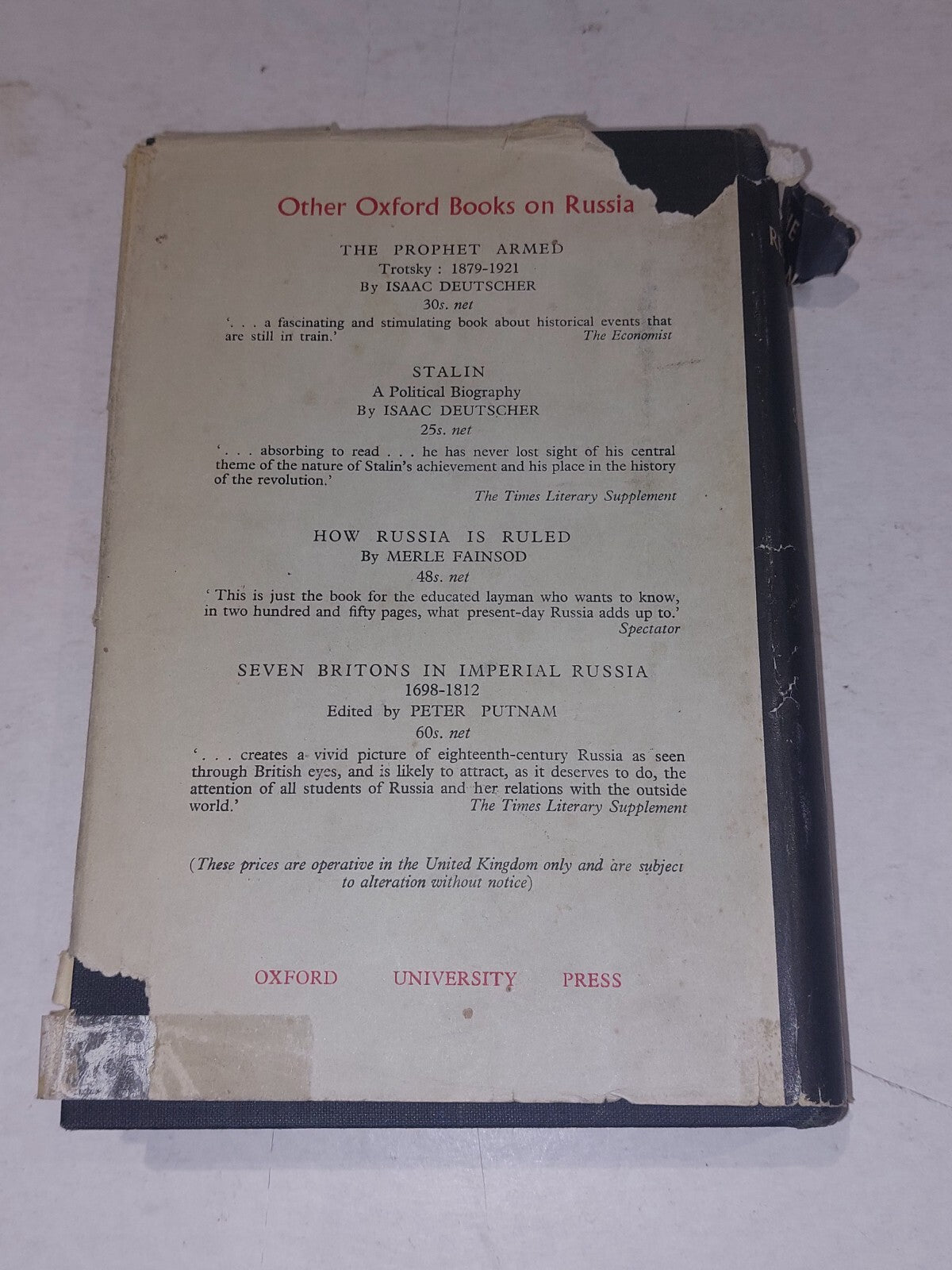 The Russian Revolution 1917 By N. N. Sukhanov 1955 Oxford University Press...2