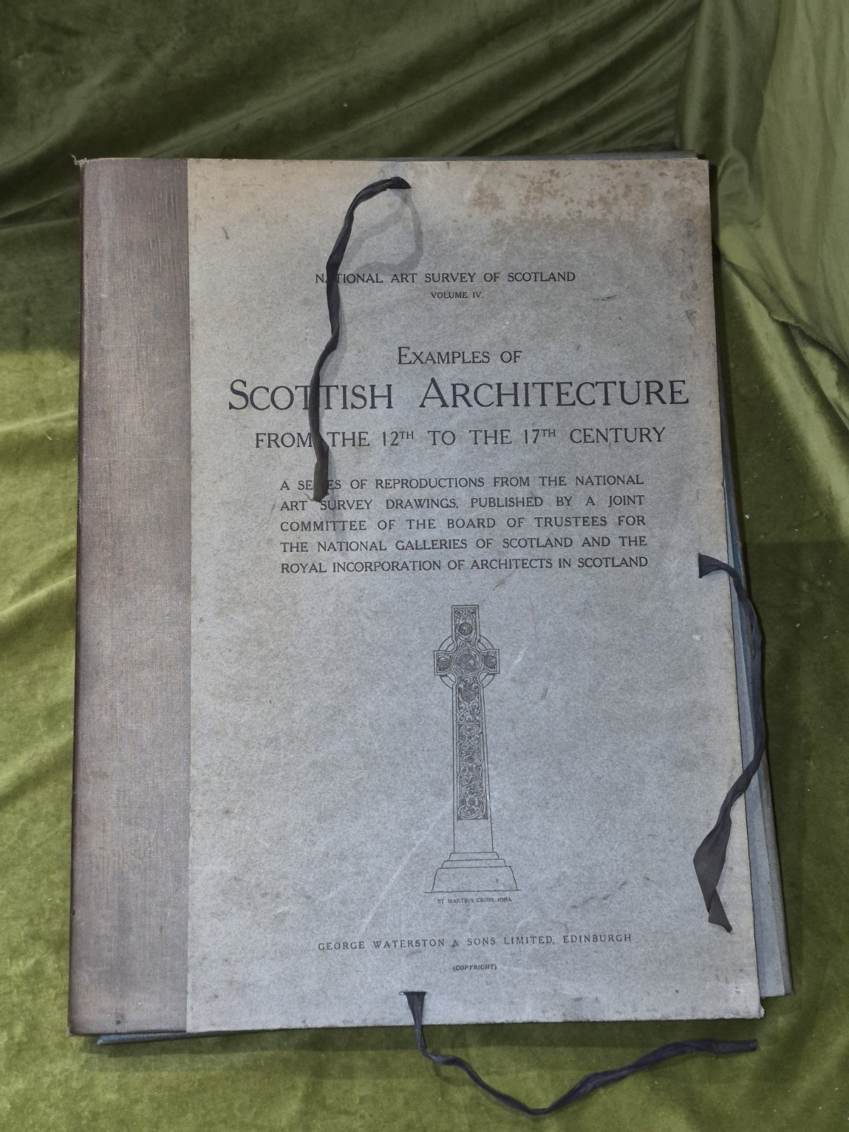 Examples Of Scottish Architecture From The 12th to 17th Century By Anderson 19210