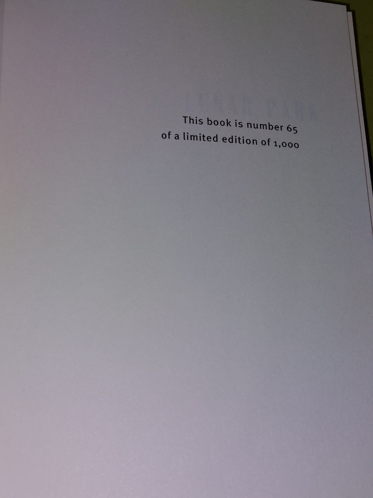 Brett Easton Ellis Lunar Park (2005) Limited Hardback 1st Edition In Slipcase 6