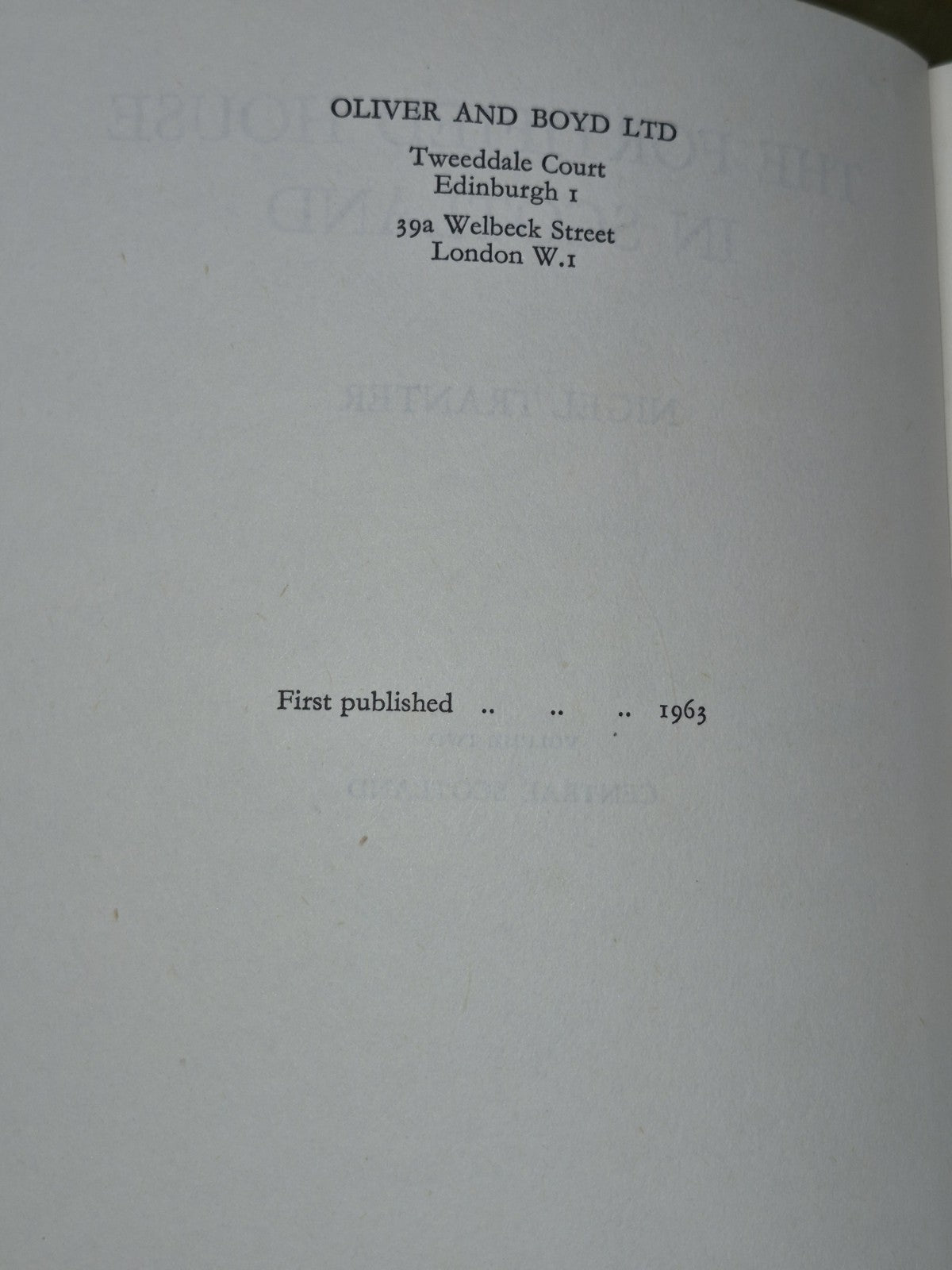 The Fortified House in Scotland Nigel Tranter First Editions + Facsimile HB DJ12