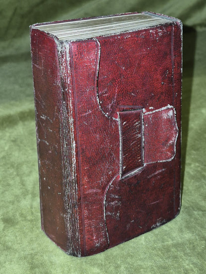 King James Bible Hunter Blair Bruce Edinburgh Lot of 3 Family Set Leather Wrap4