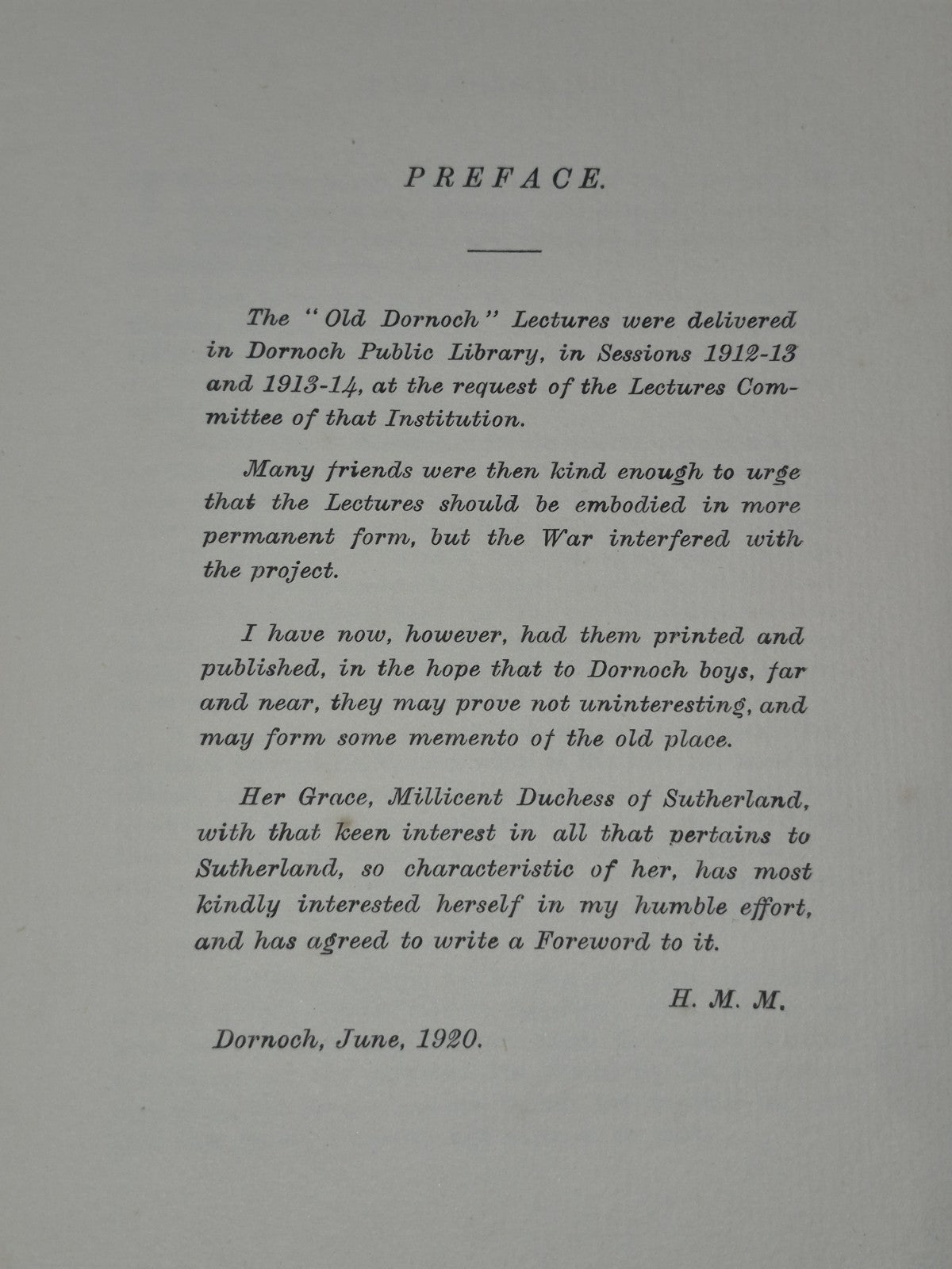 Old Dornoch its Traditions and Legends Lady Millicent Hawes 1920 Dingwall7