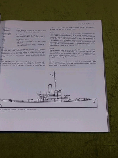 U.S. Coast Guard Cutters and Craft of World War II by Robert L. Scheina 1982 hb5
