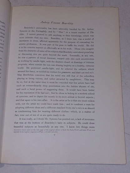 The Early Work of Aubrey Beardsley. Dover 1st ed. PB 19675