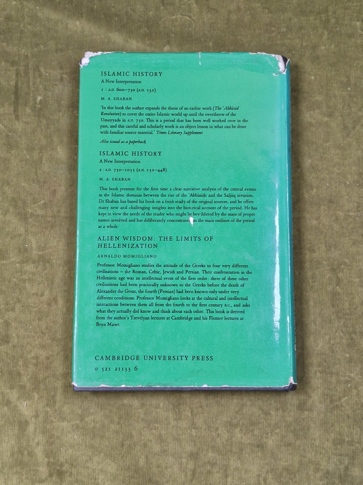 Hagarism The Making of the Islamic World: Crone & Cook, Cambridge 1977 1st HB DJ1