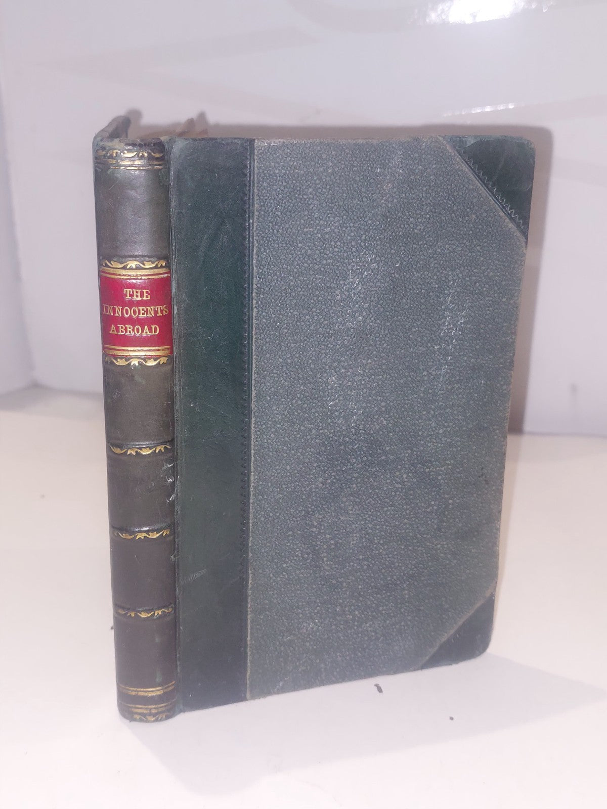 The Innocents Abroad by Mark Twain - Quarter Leather Bound [George Routledge] Hb0