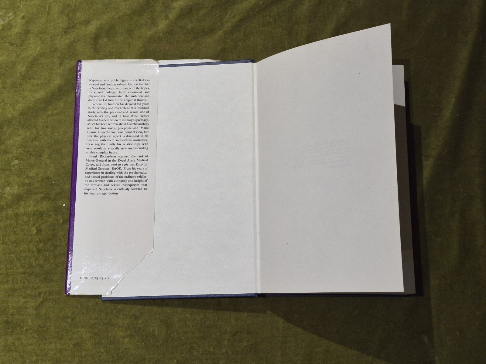 Napoleon : Bisexual Emperor - Frank Richardson - Kimler 1972 1st HB DJ4