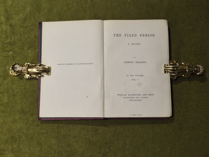 The Fixed Period in 2 Volmes - Anthony Trollope , Blackwood 1882 1st Edition4