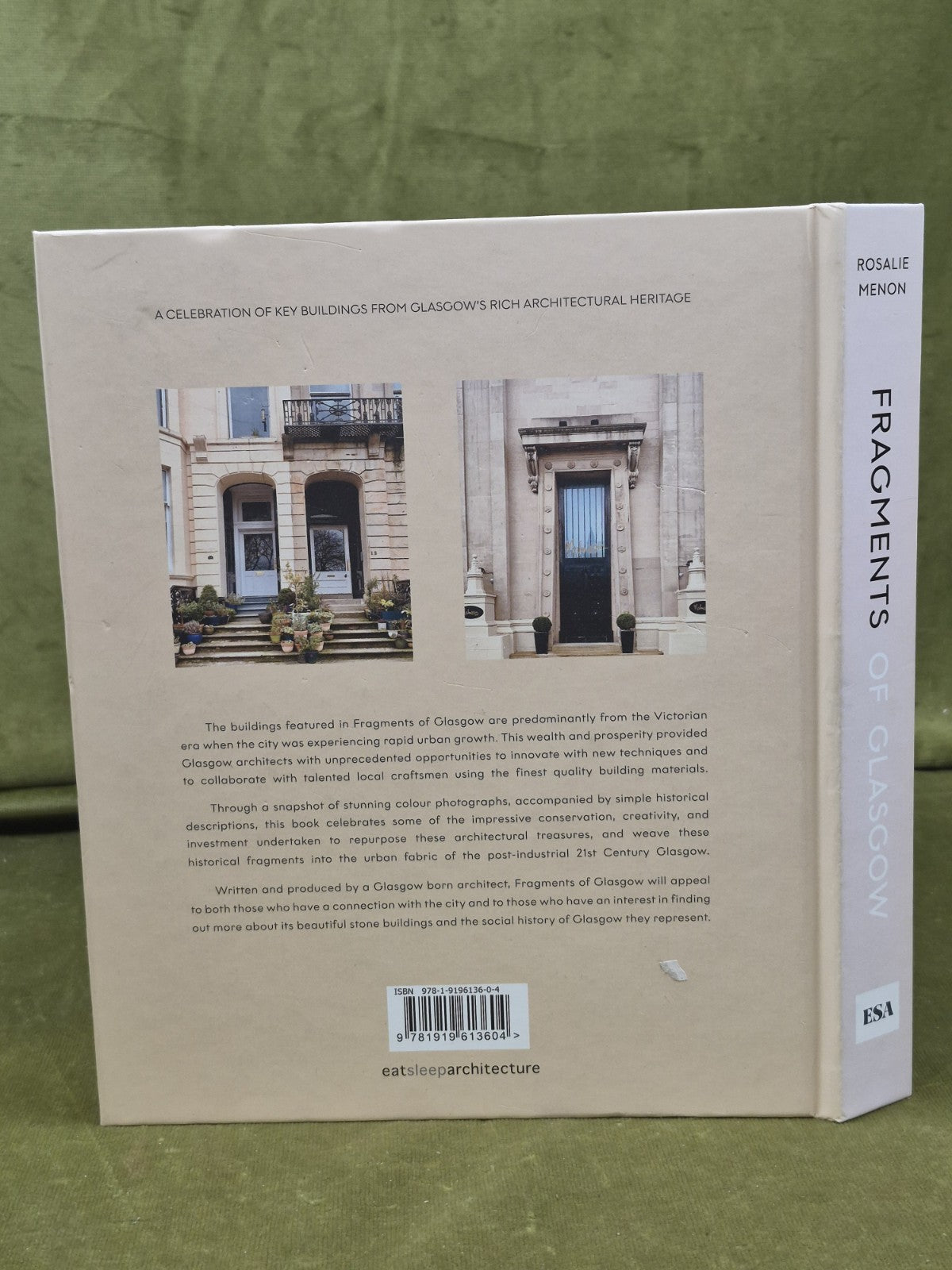 Fragments of Glasgow by Rosalie Menon 2022 Hardback1