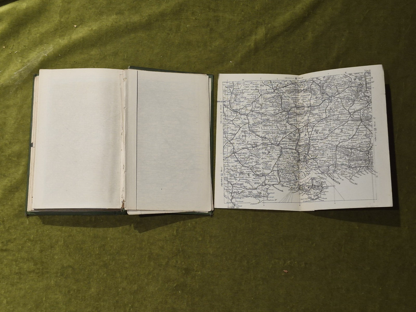 G. W. Bacon Tourist's Guide & Handbook With Maps / Map To England And Wales.7