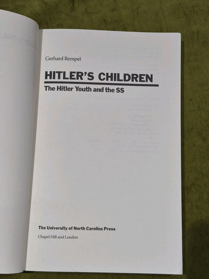 Hitler's Children: The Hitler Youth and the SS (Paperback or Softback) 19894