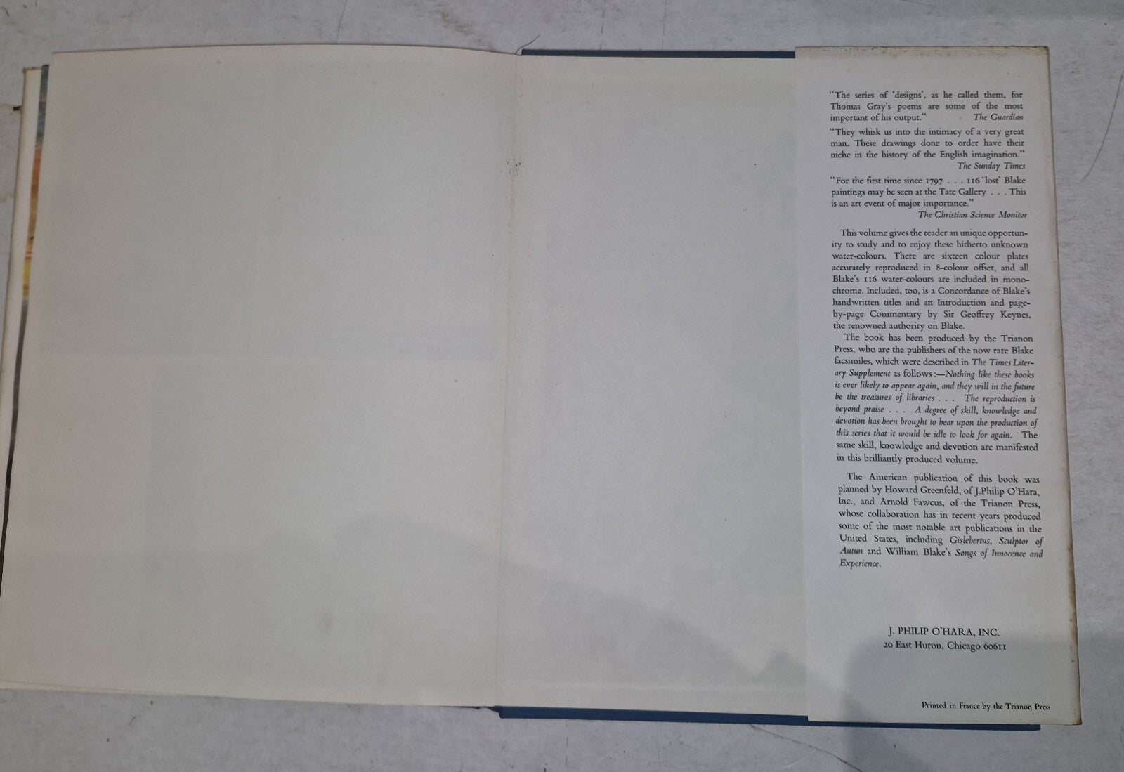 POEMS BY MR. GRAY : Drawings by William Blake (1972, Hardback & Dustjacket)16