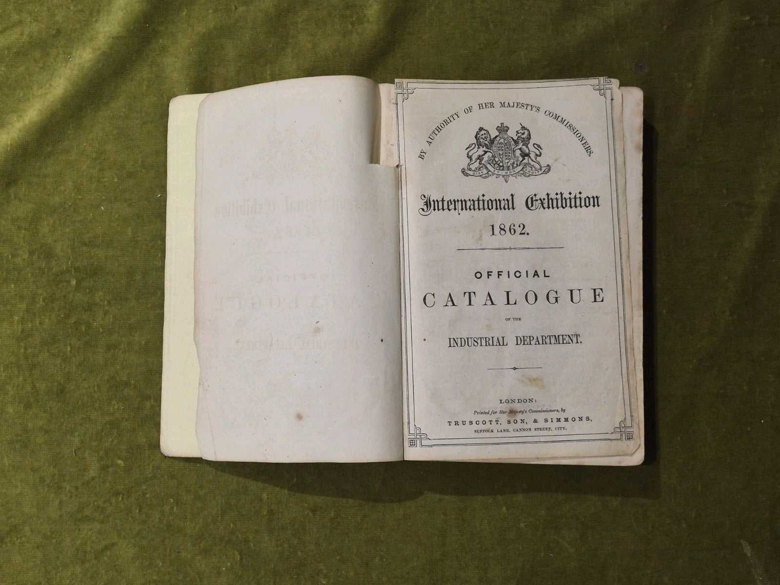 International Exhibition 1862 Official Catalogue of the Industrial Department4