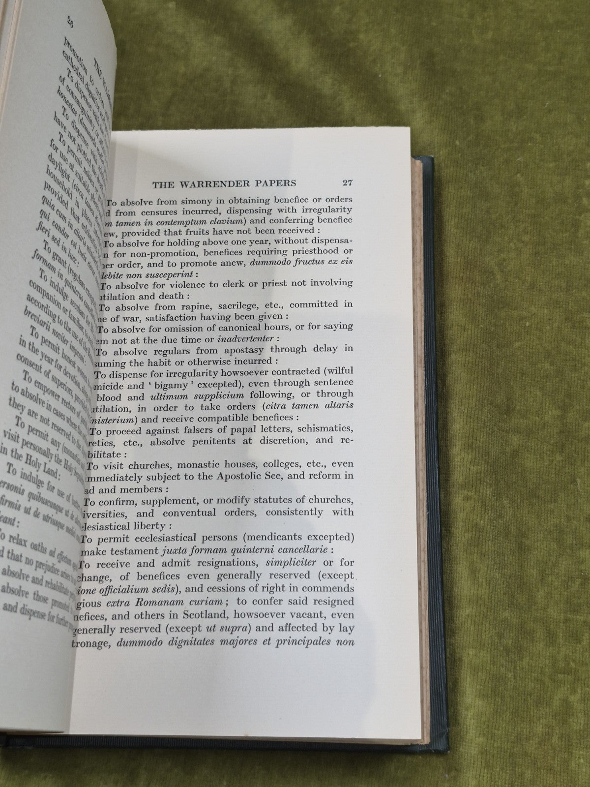 The Warrander Papers in 2 Vols 3rd Series - A Cameron & R Rait , 1931 Constable4