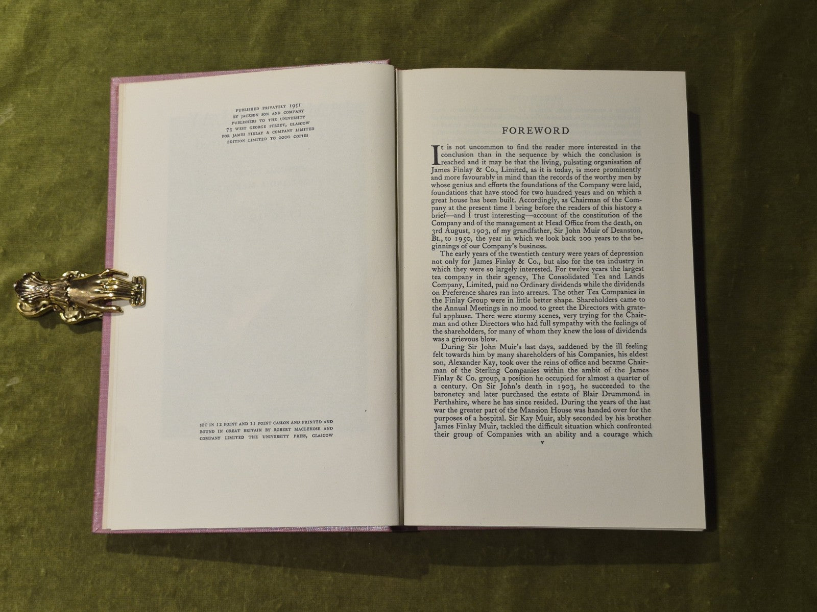 James Finlay & Company ltd, Manufacturers and East India Merchants 1750-1951 1st4