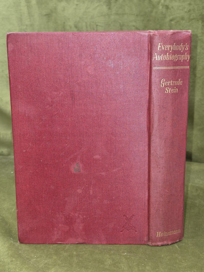 Everybody's Autobiography by Gertrude Stein - Heinemann, 1938 - 1st UK Edition1