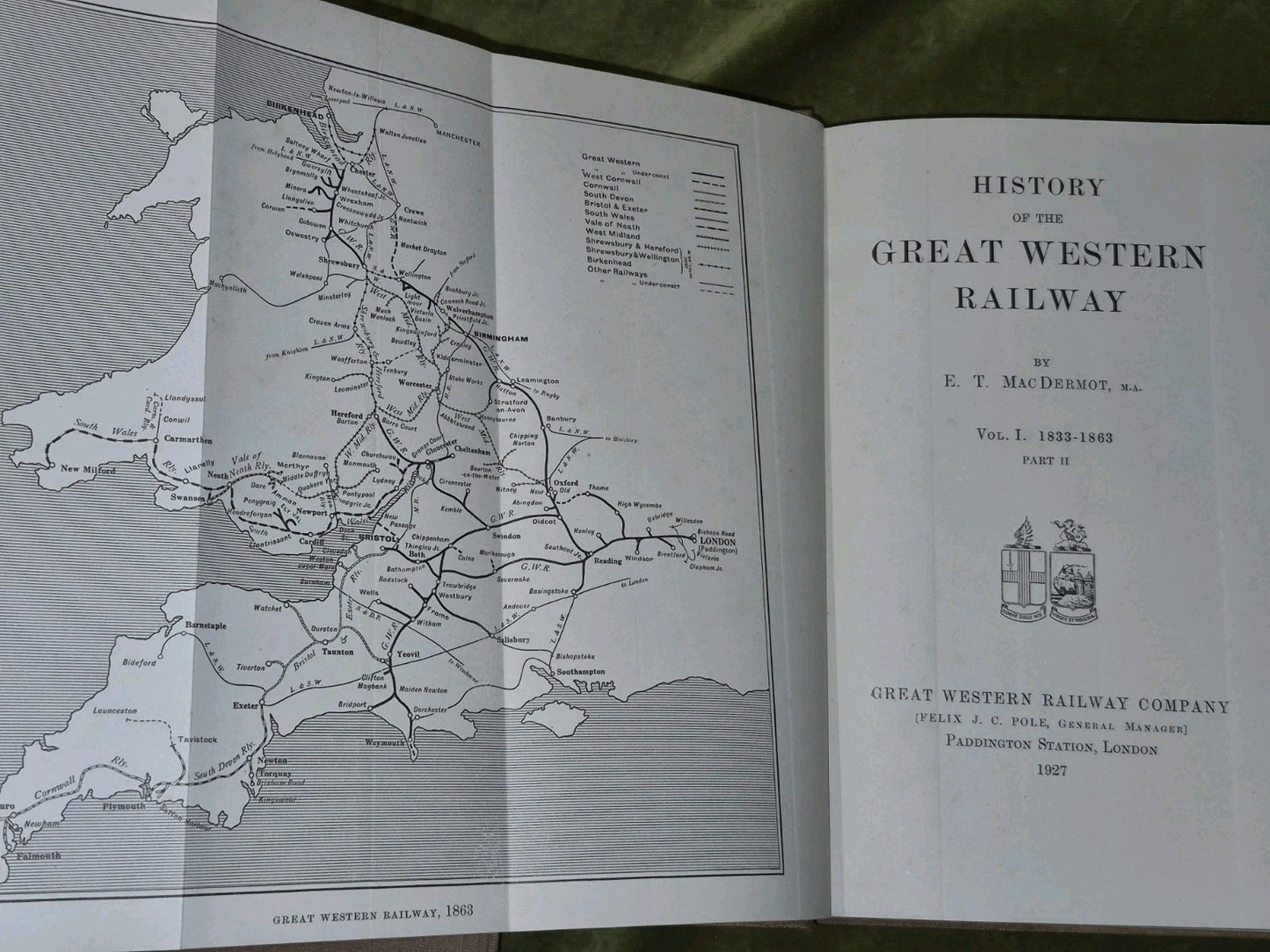 History of the Great Western Railway (1927) Volume 1 Part 1 and 2 Macdermot5