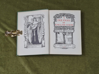 A Treasury of English Verse - Adam L Gowans , Stephen Reid 19074