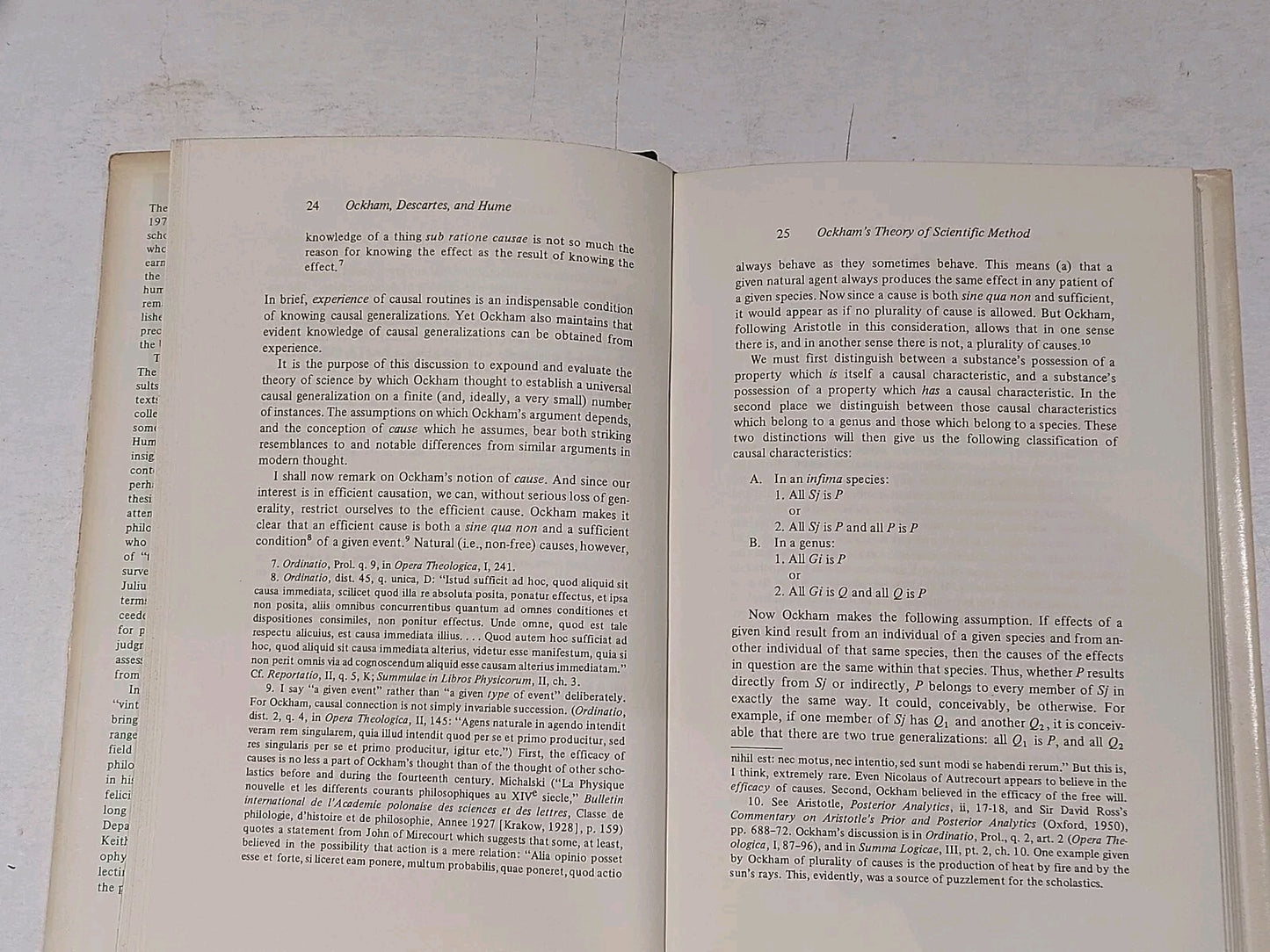 Ockham, Descartes, & Hume By Julius R. Weinberg (1977) Hb Book4
