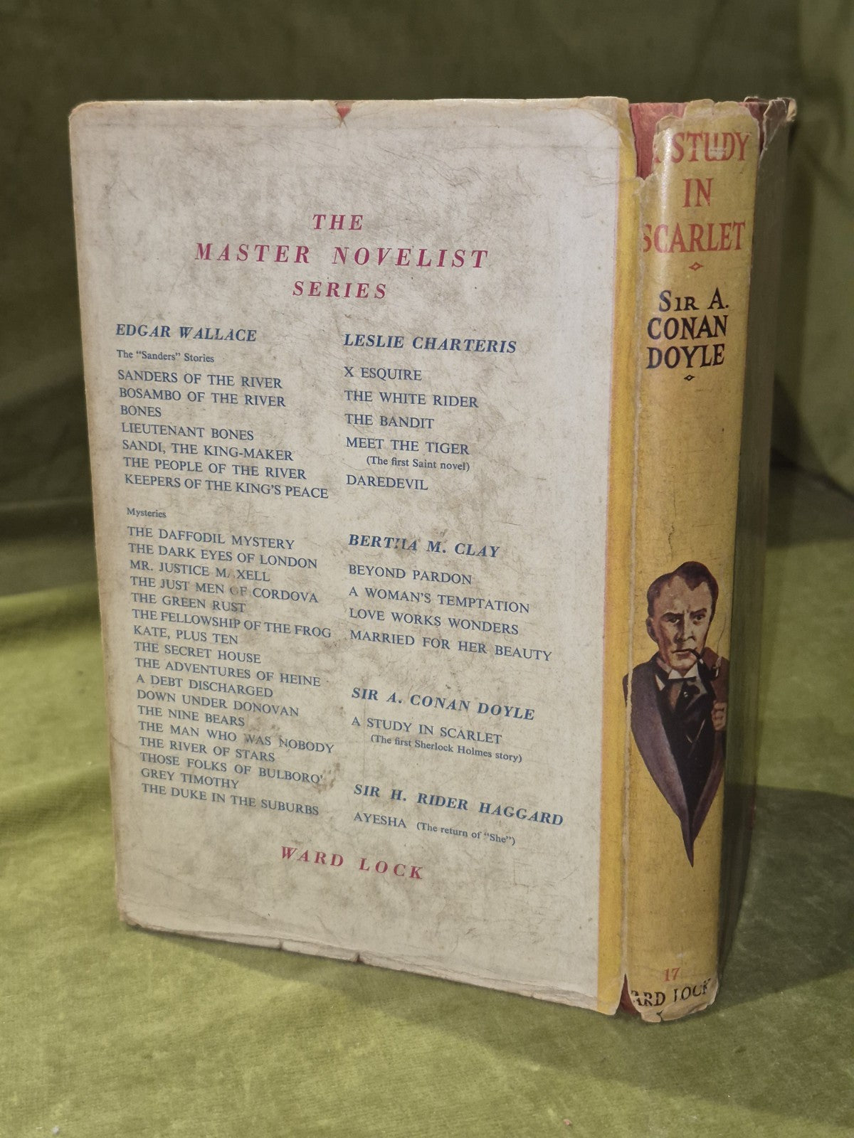 A Study in Scarlet Conan Doyle Sherlock Holmes Ward Lock c.19501