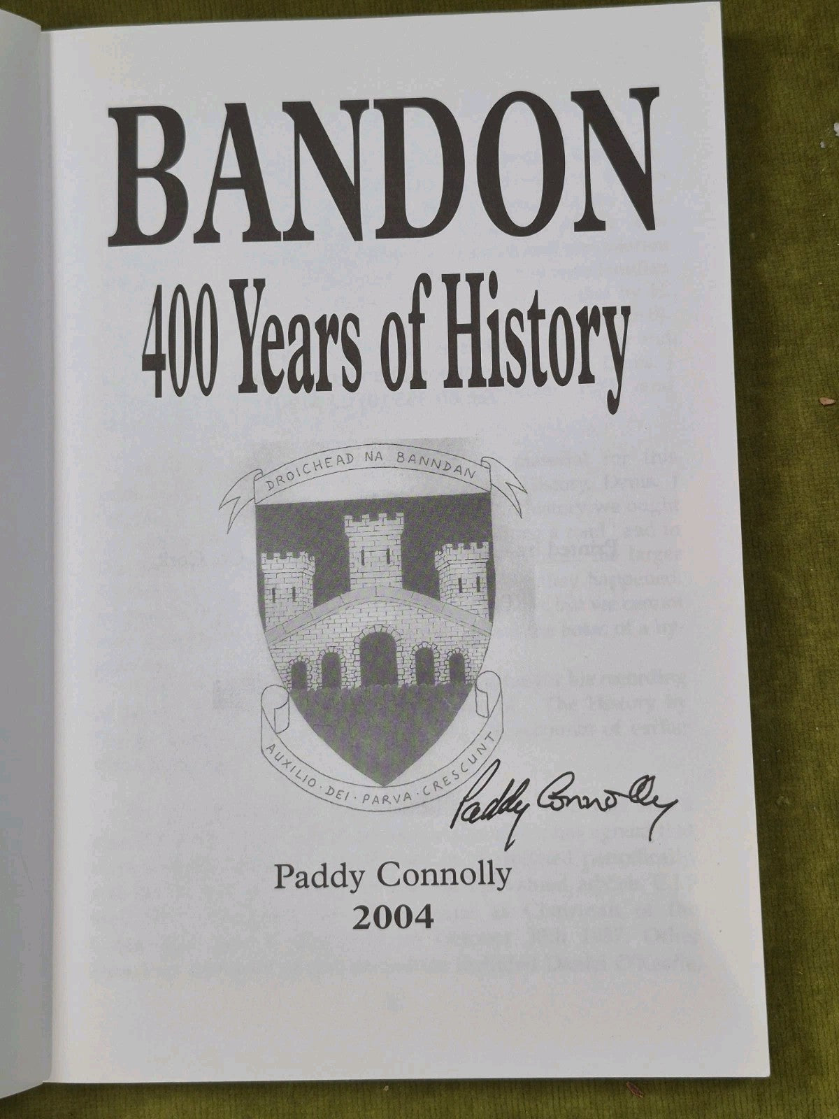 400 Years Of History Bandon Paddy Connolly 20043