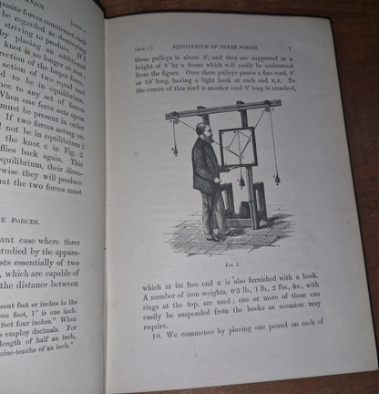 EXPERIMENTAL MECHANICS: A COURSE OF LECTURES By Rober S. Ball. 1871 1st Edition 6