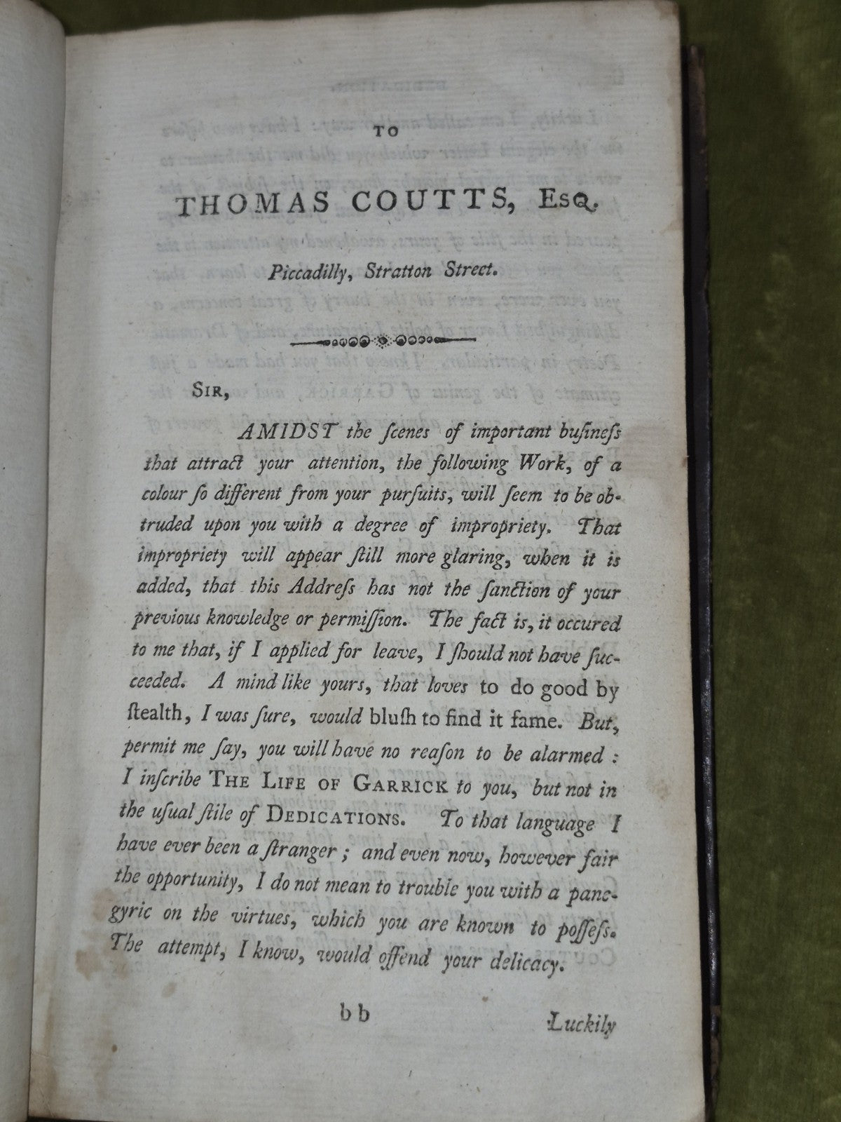 The Life of David Garrick 1801 Arthur Murphy Dublin Wogan Burnet Porter6