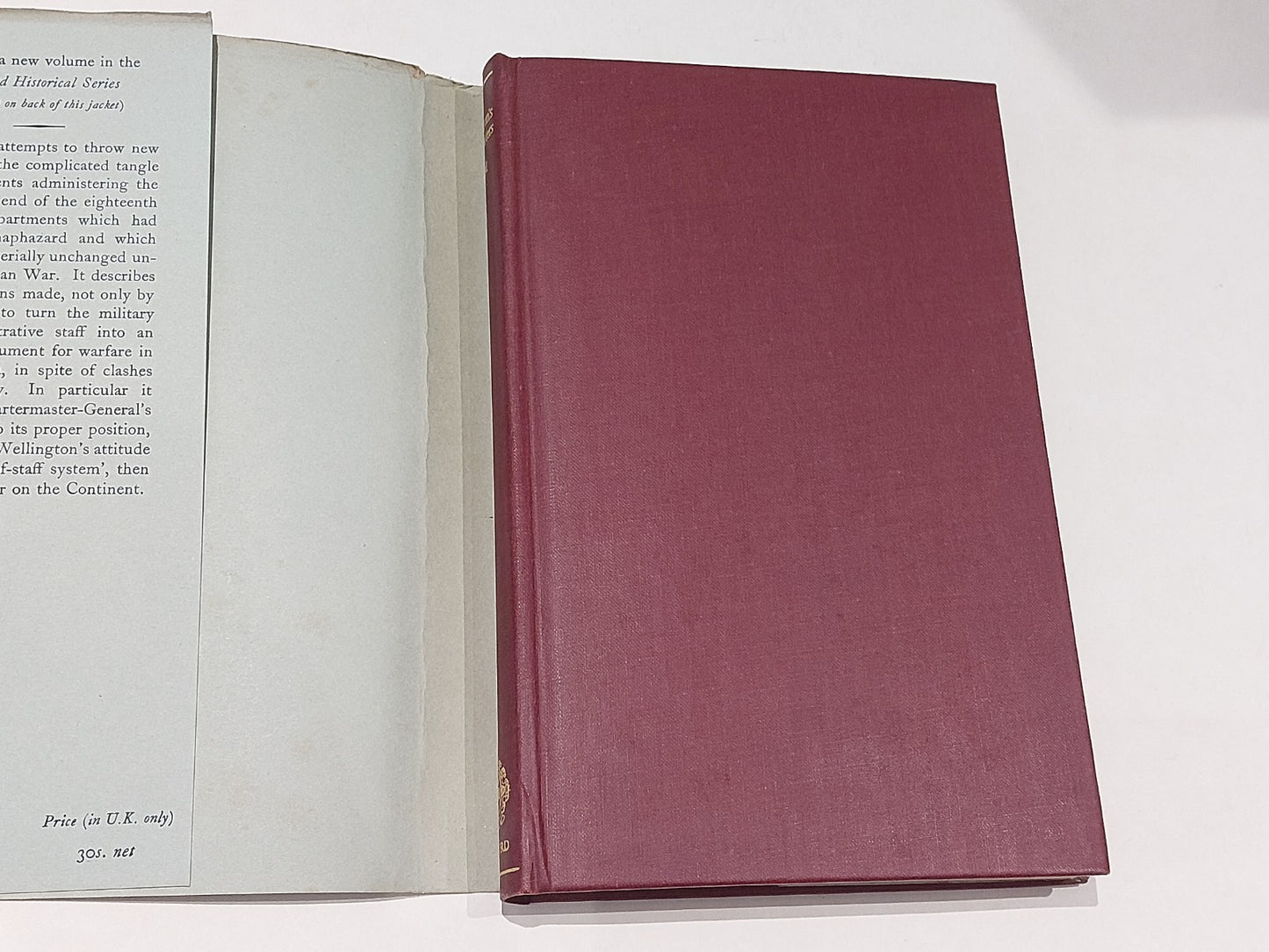 Wellington's Headquarters: A Study of the Administrative Problems Ward, 1957 1st3