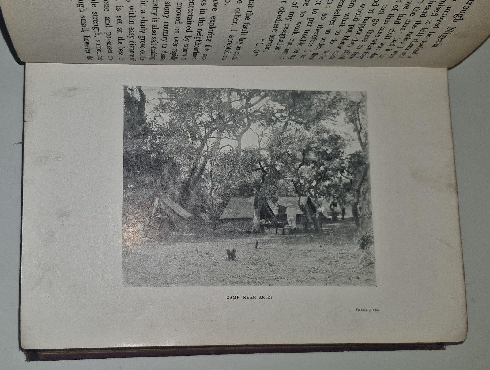 1911 On Horseback Through Nigeria  Folding Map 1st Edition Illustrated.9