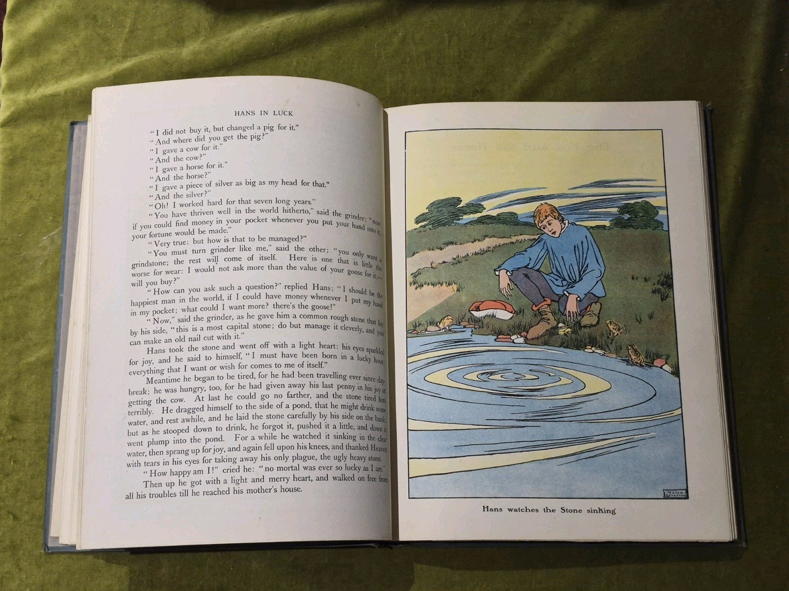 Grimm's and Hans Andersen's Fairy Tales selected for little folk , Blackie & Son6