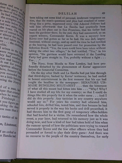 Delilah a Novel by Marcus Goodrich 1941 First Edition6