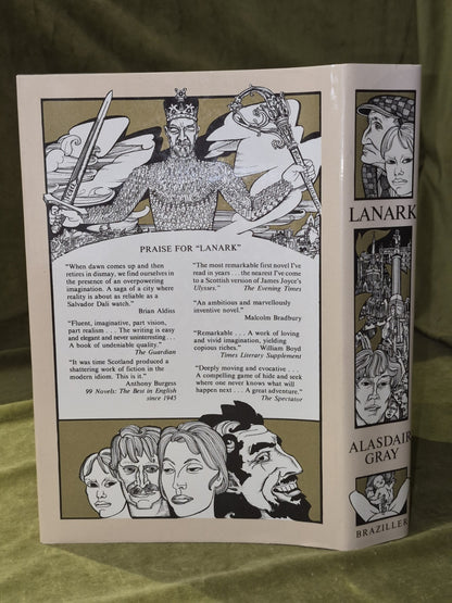 Alasdair Gray – Lanark (1st/1st US 1985 hb w dw) first novel cult classic1