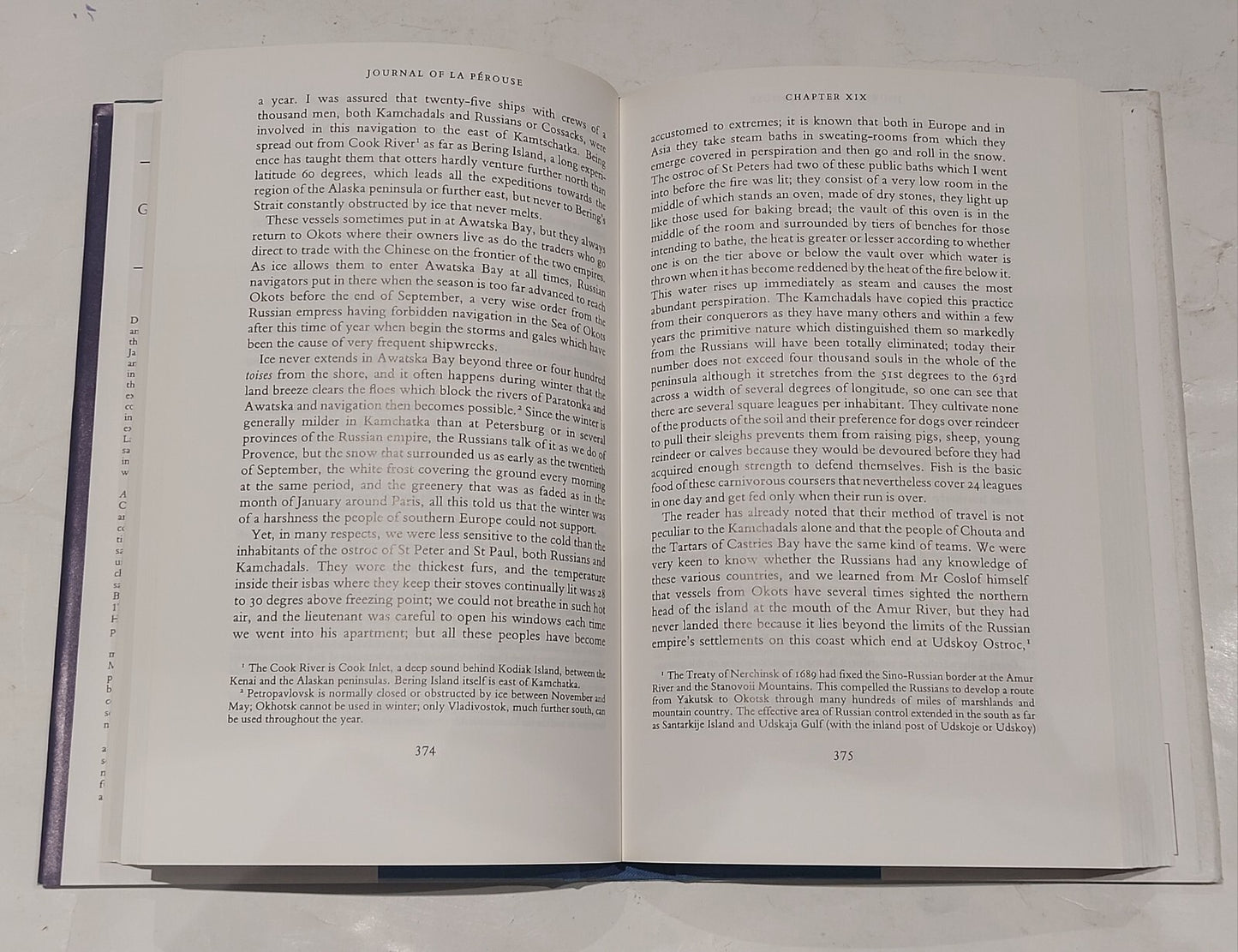 Journal Of Jean-Francois De Galaup De La Perouse 1785-1788 [Vol. 2] Hakluyt 19953